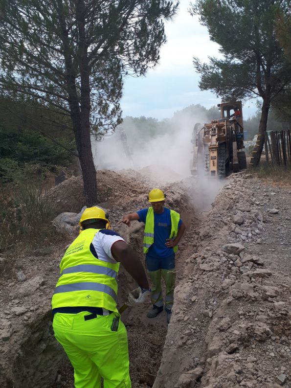 Visite chantier 2.07.20 feeder rural Baillargues (2)