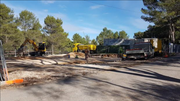 Construction d'un réservoir d’eau potable sur la commune de Clapiers