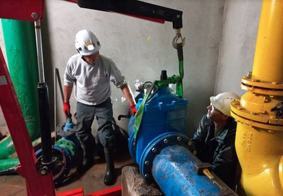 Remplacement vannes et vidanges réservoir Fontbonne HS mai 2022 (3)