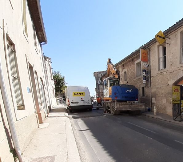Renouvellement canalisation sur Restinclières août 2021 (2)