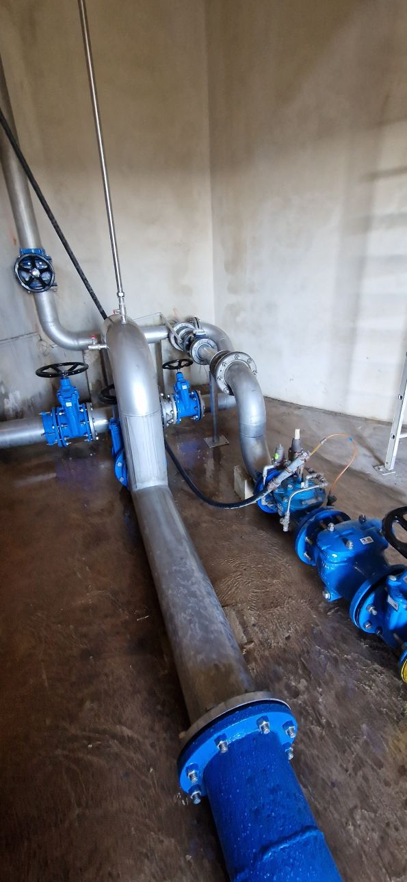 Travaux de nuit sur réservoir de Guzargues_14.12.23